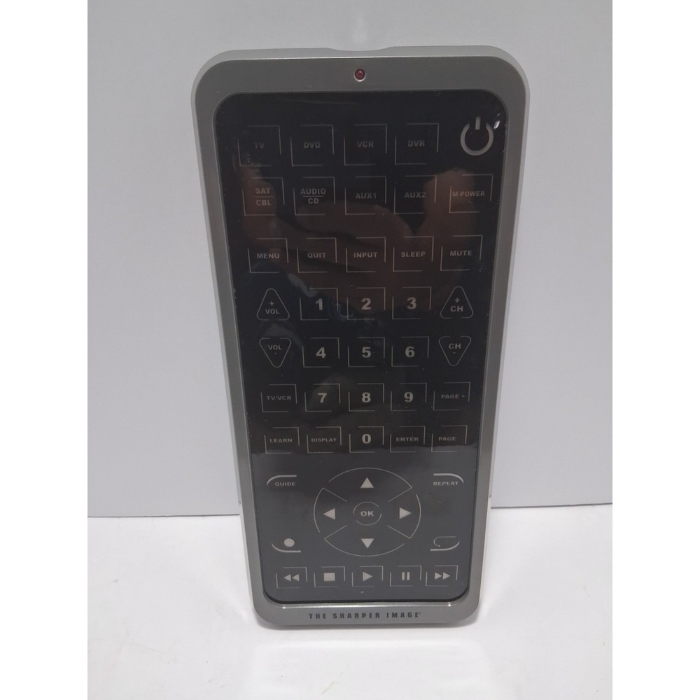 Sharper Image Smart Universal Jumbo Remote w/ Luminescent Touch Pad - 8 Devices